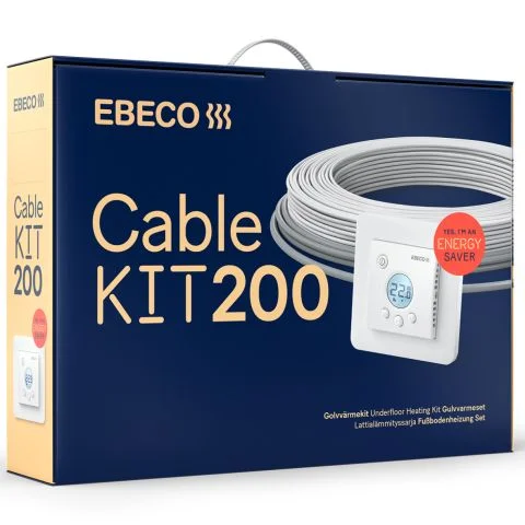 Cable Kit 200 Ebeco Gulvvarmesett 2818642