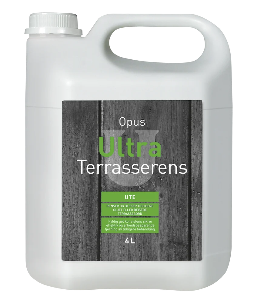 Opus Ultra terrasserens 4 liter – klar til bruk for grundig rens av terrassebord v:6590513 Opus Ultra terrasserens 4 liter – klar til bruk for grundig rens av terrassebord v:6590513