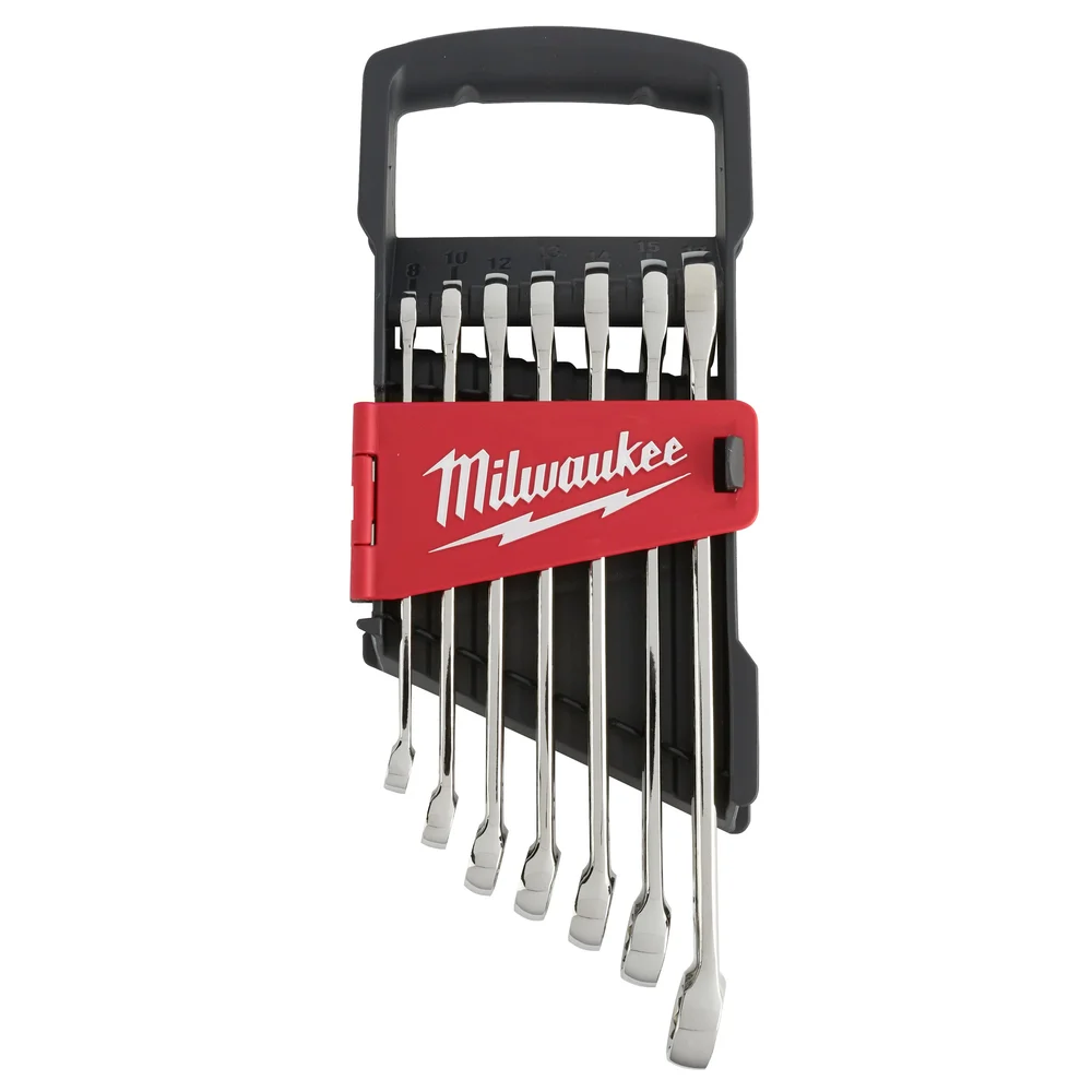 Milwaukee Fastnøkkelsett Maxbite mm, 7 deler v:5372650 Milwaukee Fastnøkkelsett Maxbite mm, 7 deler v:5372650