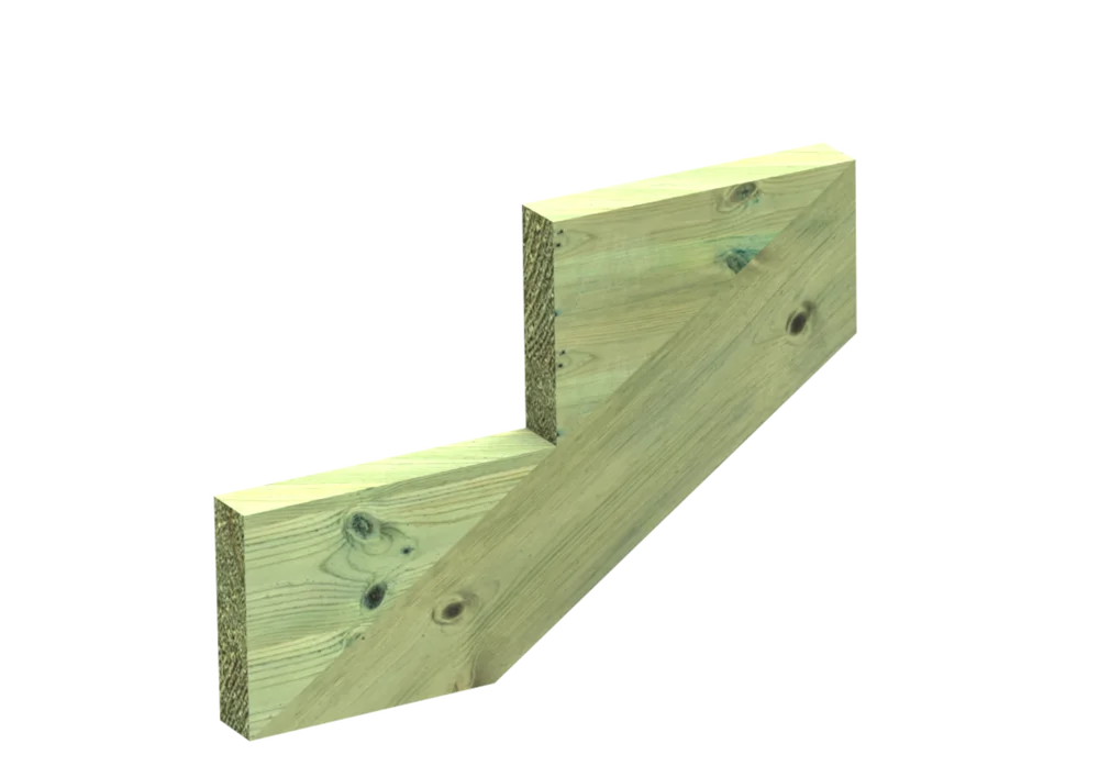 Trappevange 2-trinn 374 mm v:9364778