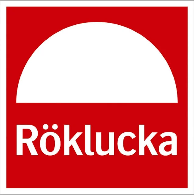 Systemtext Skilt Brann røykluke, 150×150 mm v:4809440