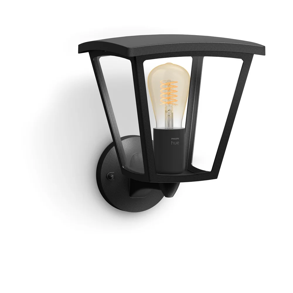 Philips Hue Vegglampe Inara HUE, utendørs, 7W, svart. v:1438347 Philips Hue Vegglampe Inara HUE, utendørs, 7W, svart. v:1438347