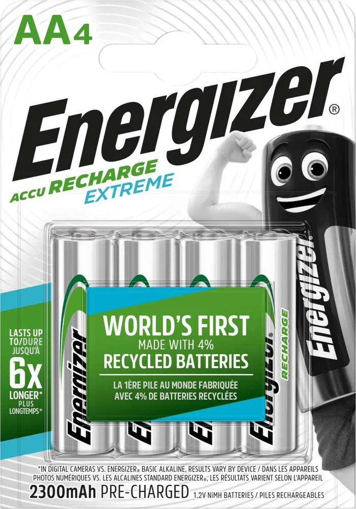 Energizer® AccuRecharge Extreme batterier v:5332848