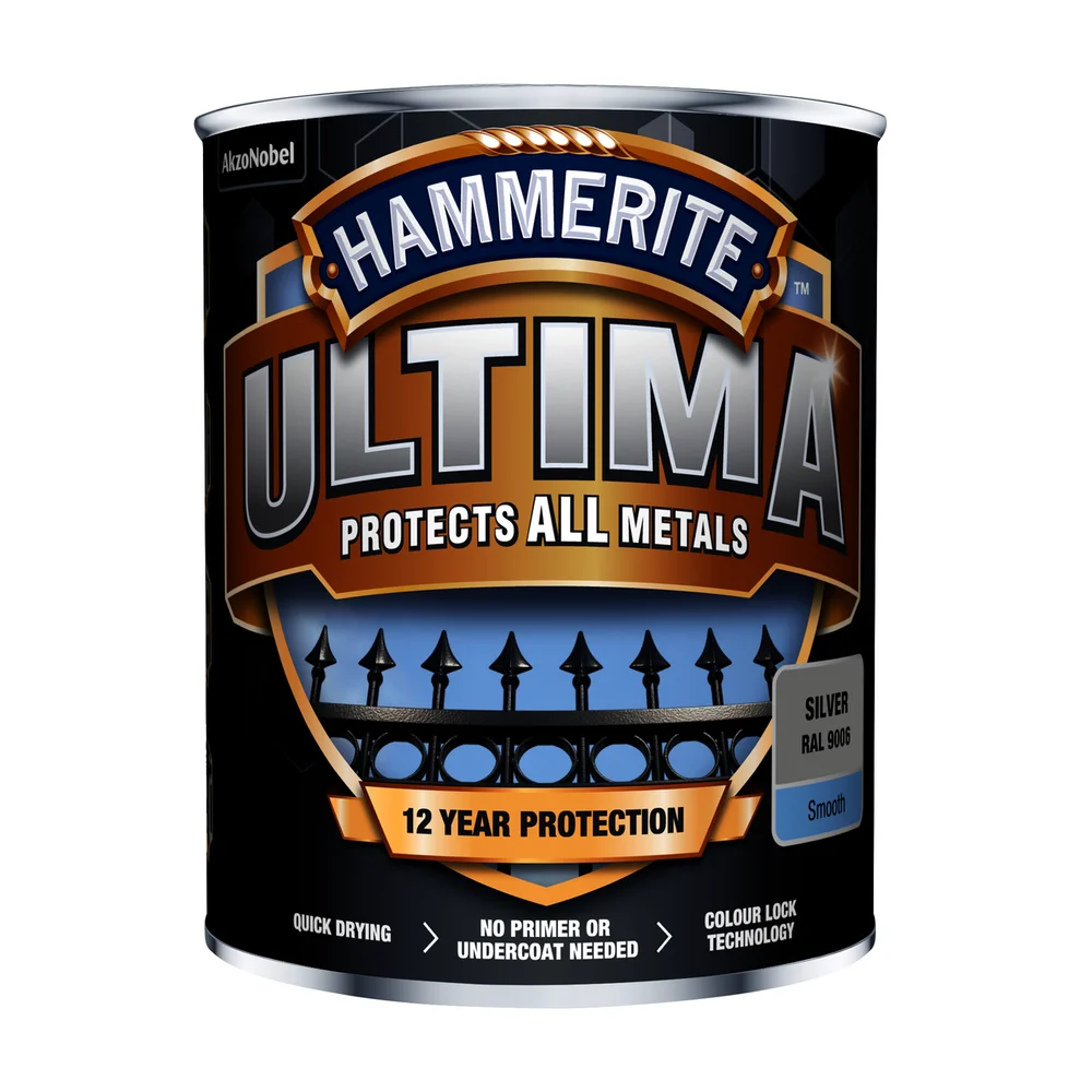 HAMMERITE ULTIMA SMOOTH SILVER 0,75L v:3312852 HAMMERITE ULTIMA SMOOTH SILVER 0,75L v:3312852