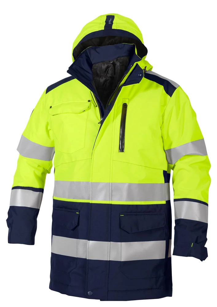 BJÖRNKLÄDER VINTERPARKAS HV KL3 GU/MAR 4XL v:2537922 BJÖRNKLÄDER VINTERPARKAS HV KL3 GU/MAR 4XL v:2537922