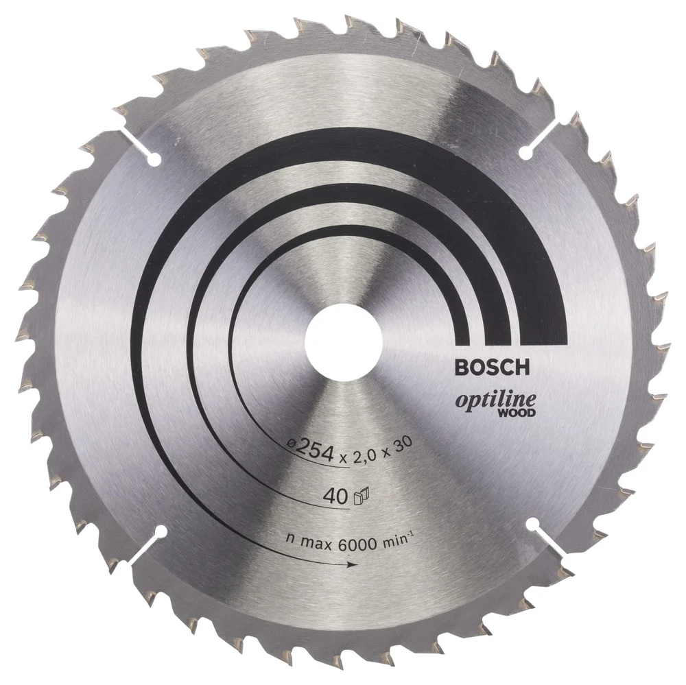 BOSCH SIRKELSAGBL.Ø254X30MM 40T +10G v:6507288