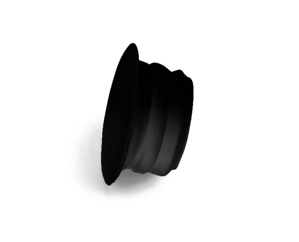 Dekkplugg plast sort 10 stk v:8122528
