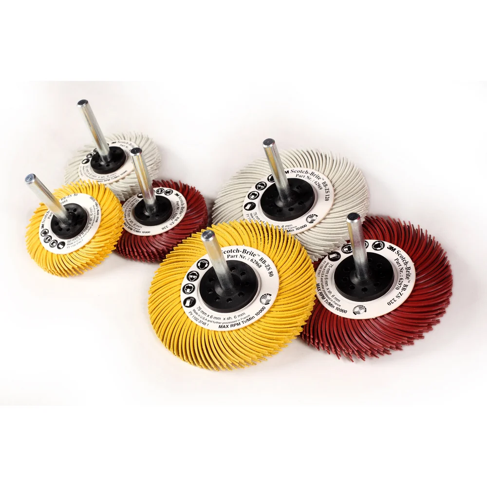 3M Radialborste RB-ZB med 6 mm skaft, #80, 50 mm v:8584547